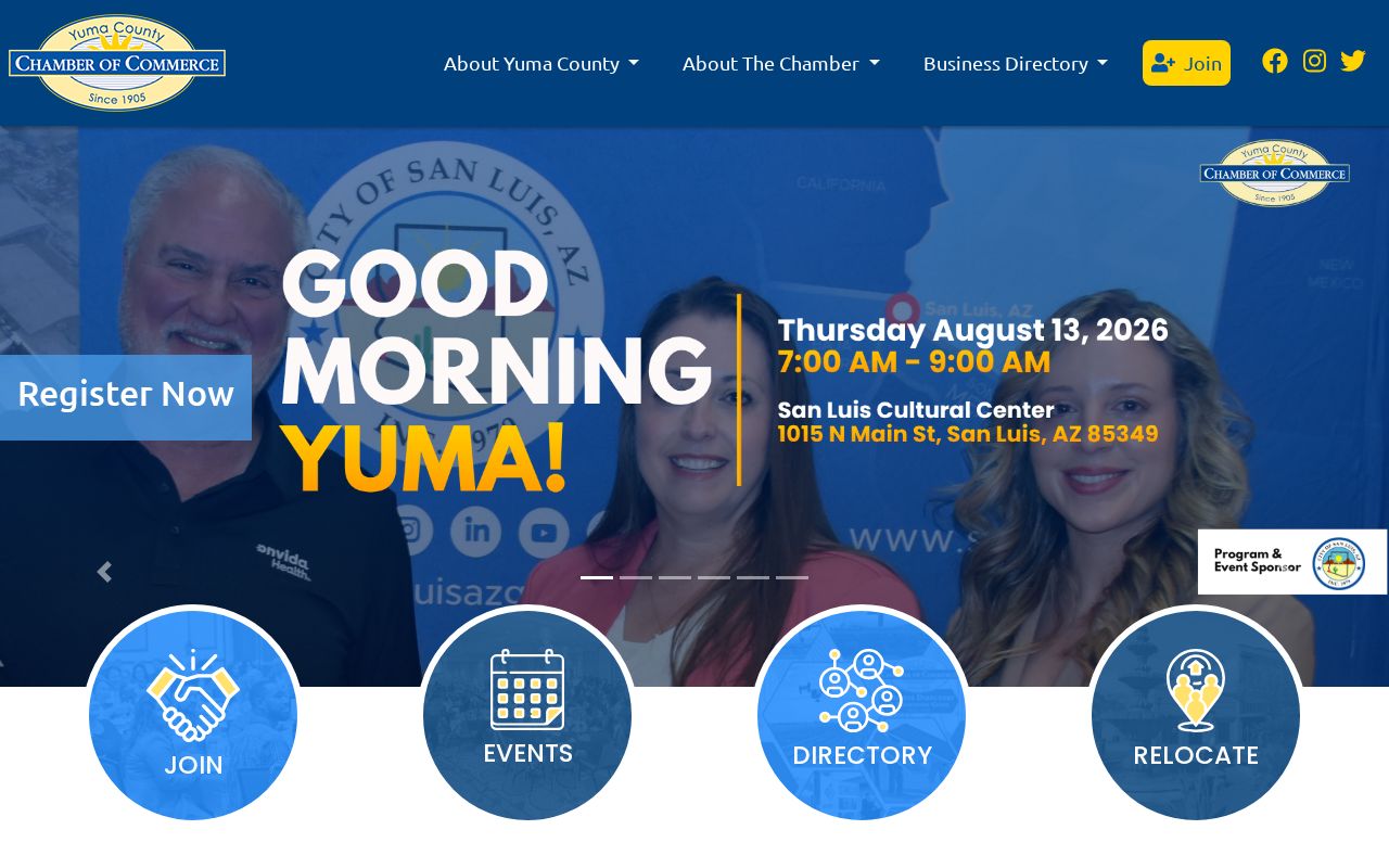 Yuma County neighbors and Chamber community directory